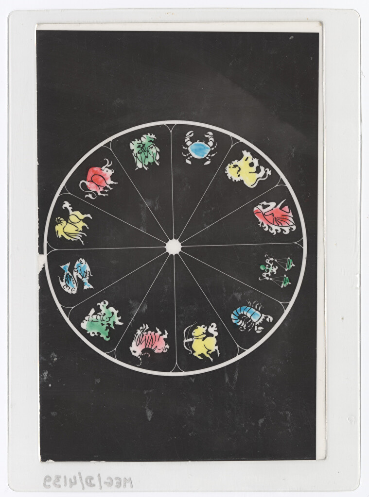 Kartka z horoskopem egipskim wykonanym przez kapitana Karola Olgierda Borchardta dla Marii Grodzicki, 26.08.1980 r