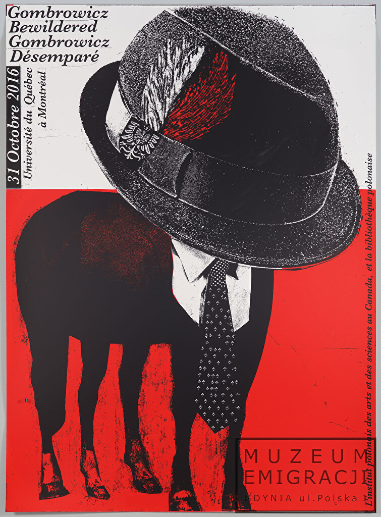 Plakat Gombrowicz (2016).